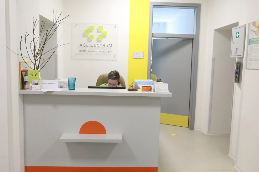 AGE Centrum reception area, Olomouc
